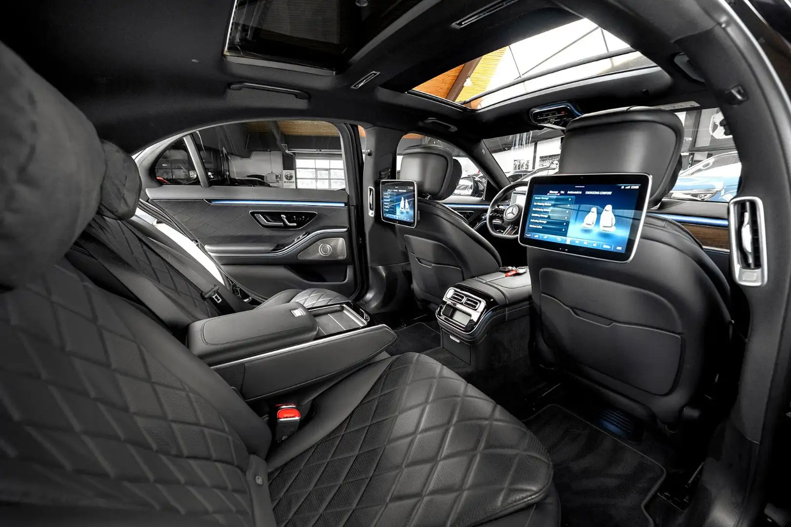 Mercedes-Benz S 500 4M LANG #AMG-LINE #21ALU #FOND-TV #NP 166€ Noir - 2