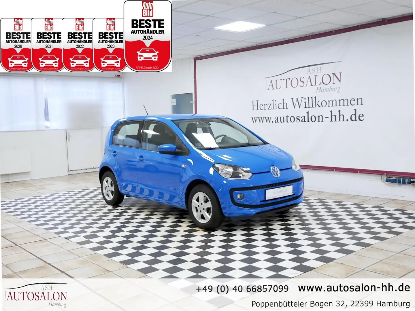 Volkswagen up! move up!*2Vorb*Servicege*Navi*Sitzhei.*Notbrems.*T Blau - 1