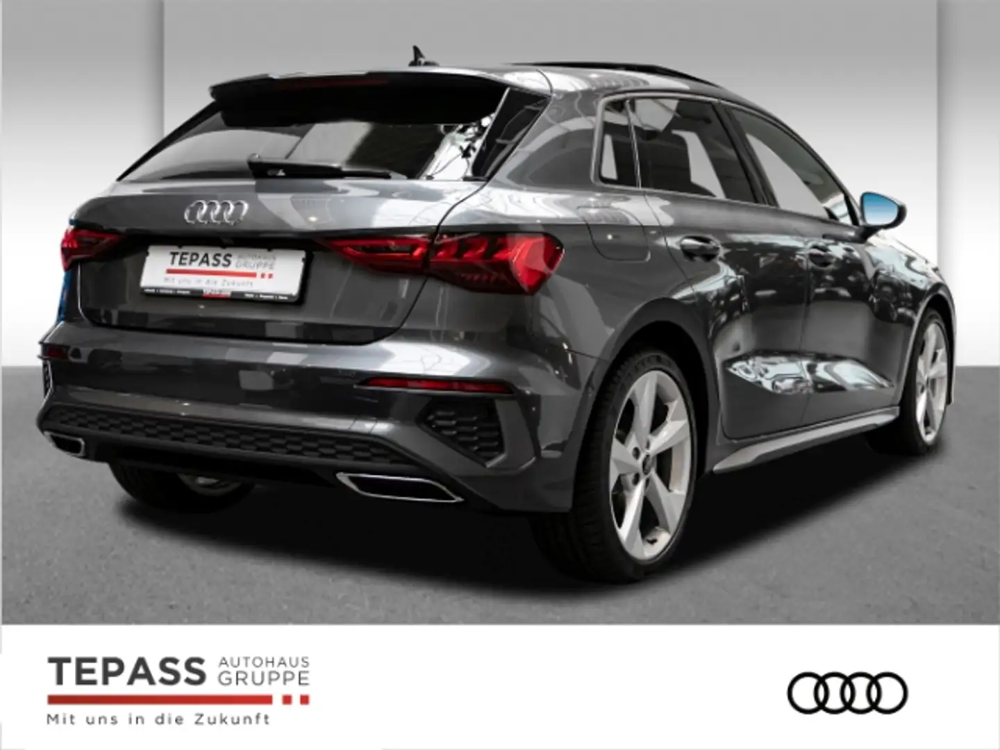 Audi A3 Sportback 35 TDI S-TRONIC S LINE NAVI PANO Grau - 2