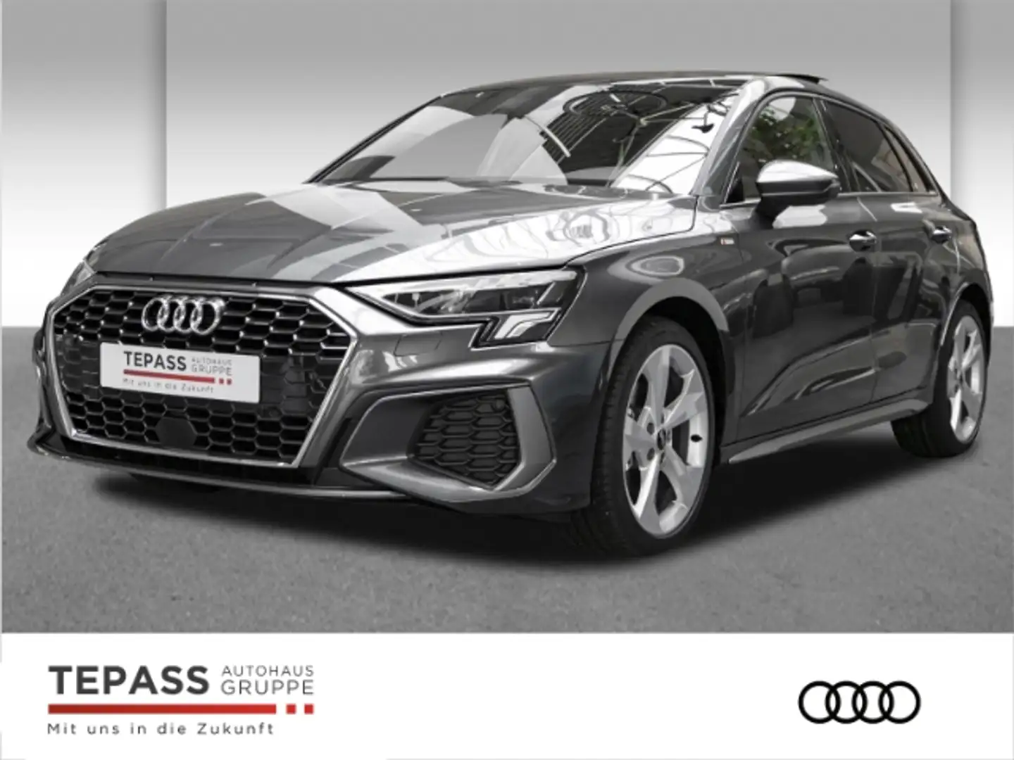 Audi A3 Sportback 35 TDI S-TRONIC S LINE NAVI PANO Grau - 1