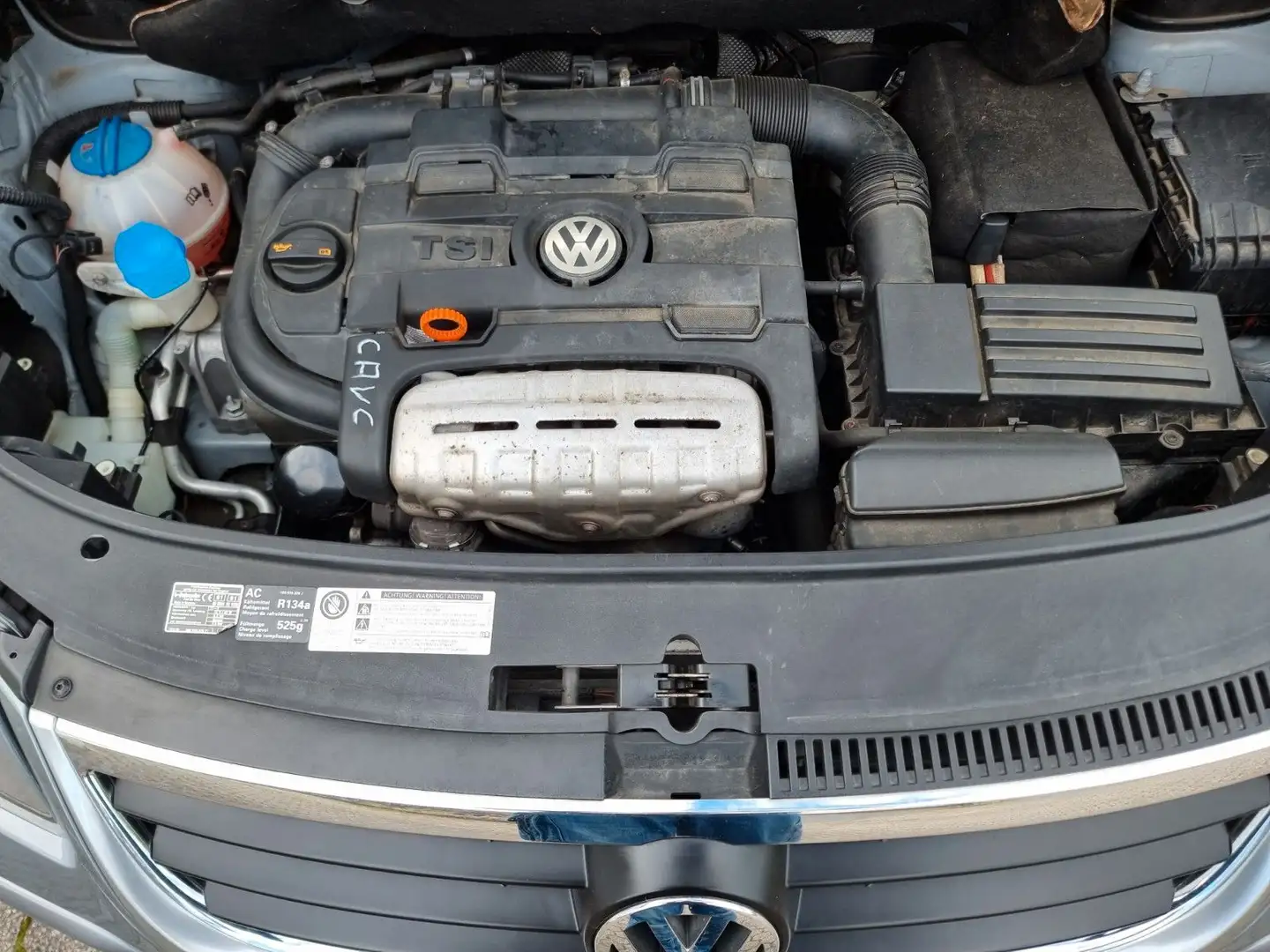 Volkswagen Touran 1,4 TSI 103 kW ,1 HAND ,7 SITZER,TÜV NEU Grau - 2