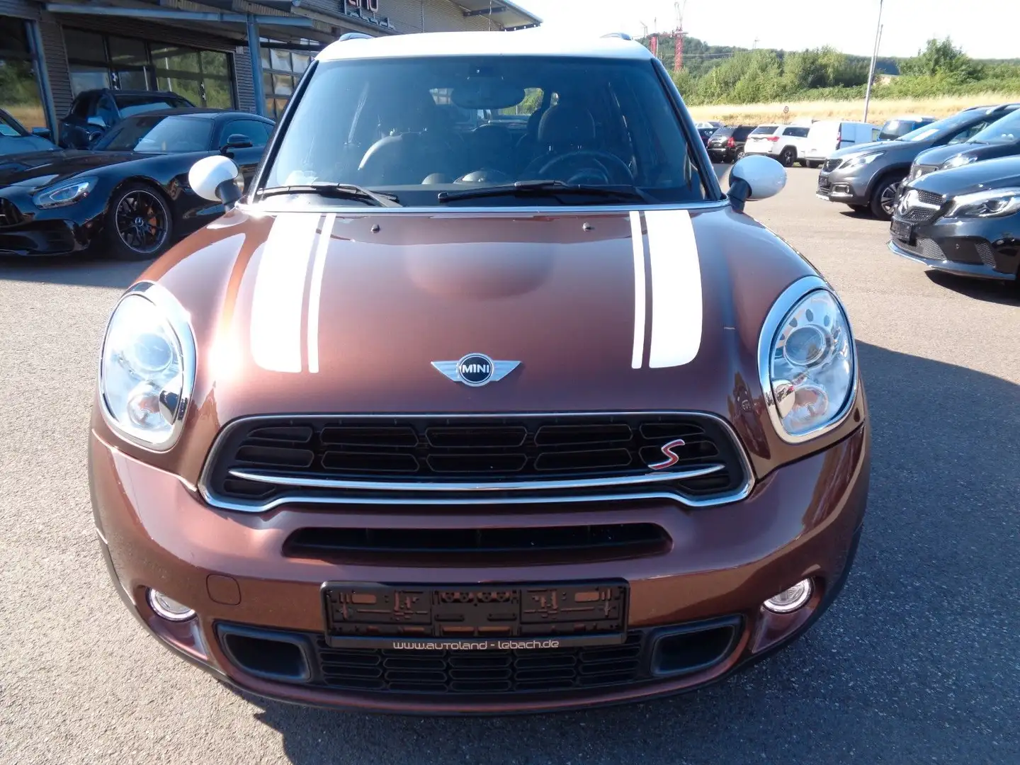 MINI Cooper SD Countryman Cooper SD,Leder,Navi,Pano,53Tkm Коричневый - 2