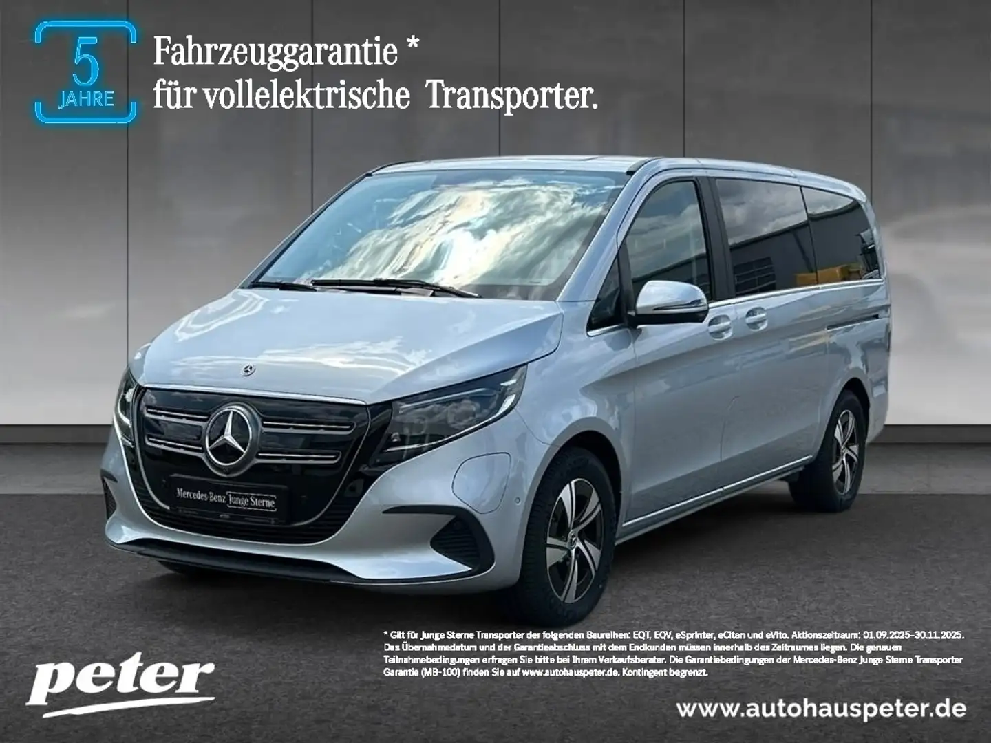Mercedes-Benz EQV 300 AVANTGARDE Lang DISTR+LED Argent - 1
