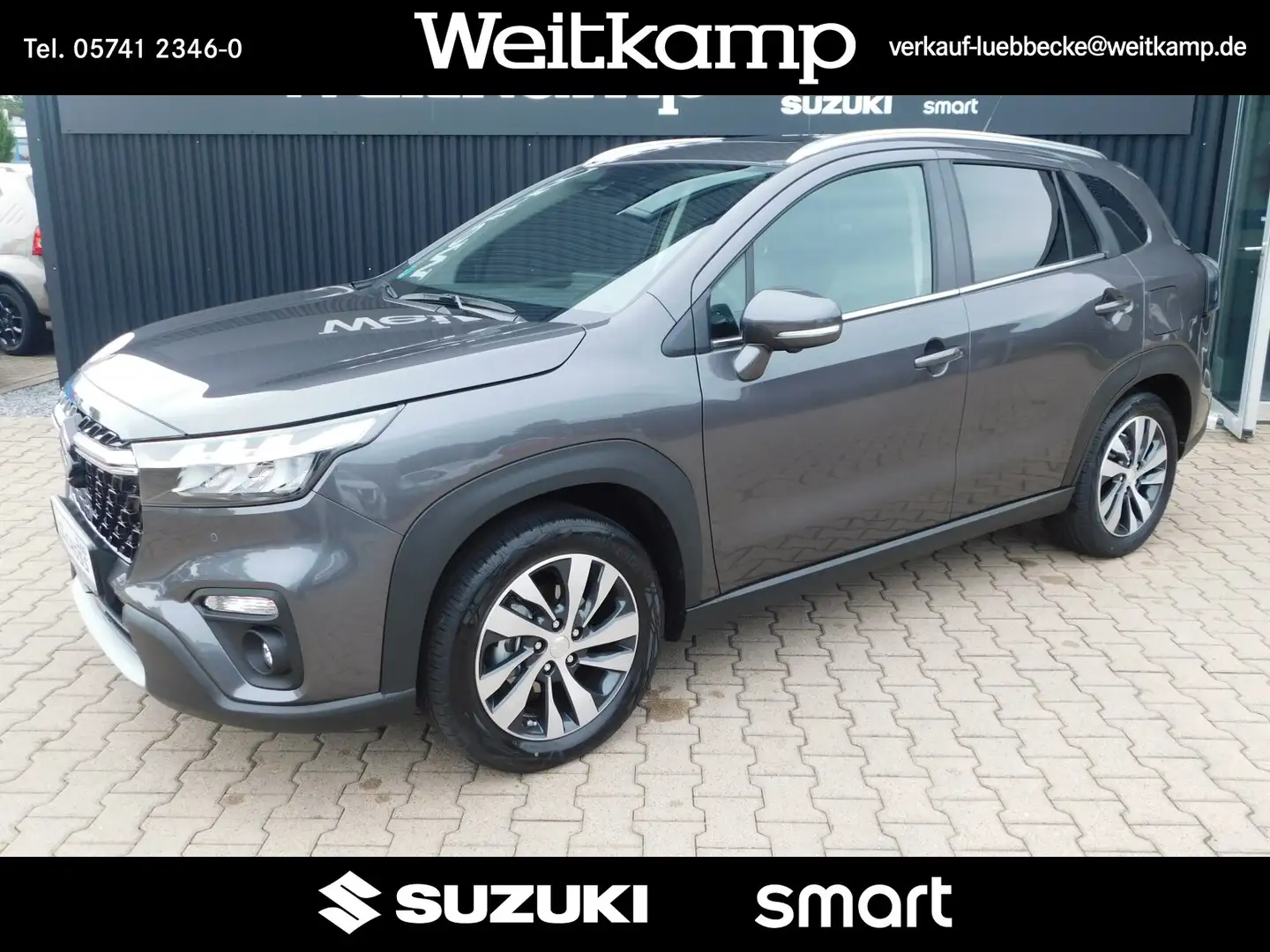 Suzuki SX4 S-Cross S-Cross 1.5 Hybrid Allgrip AGS Comfort+ abn.AHK Šedá - 1