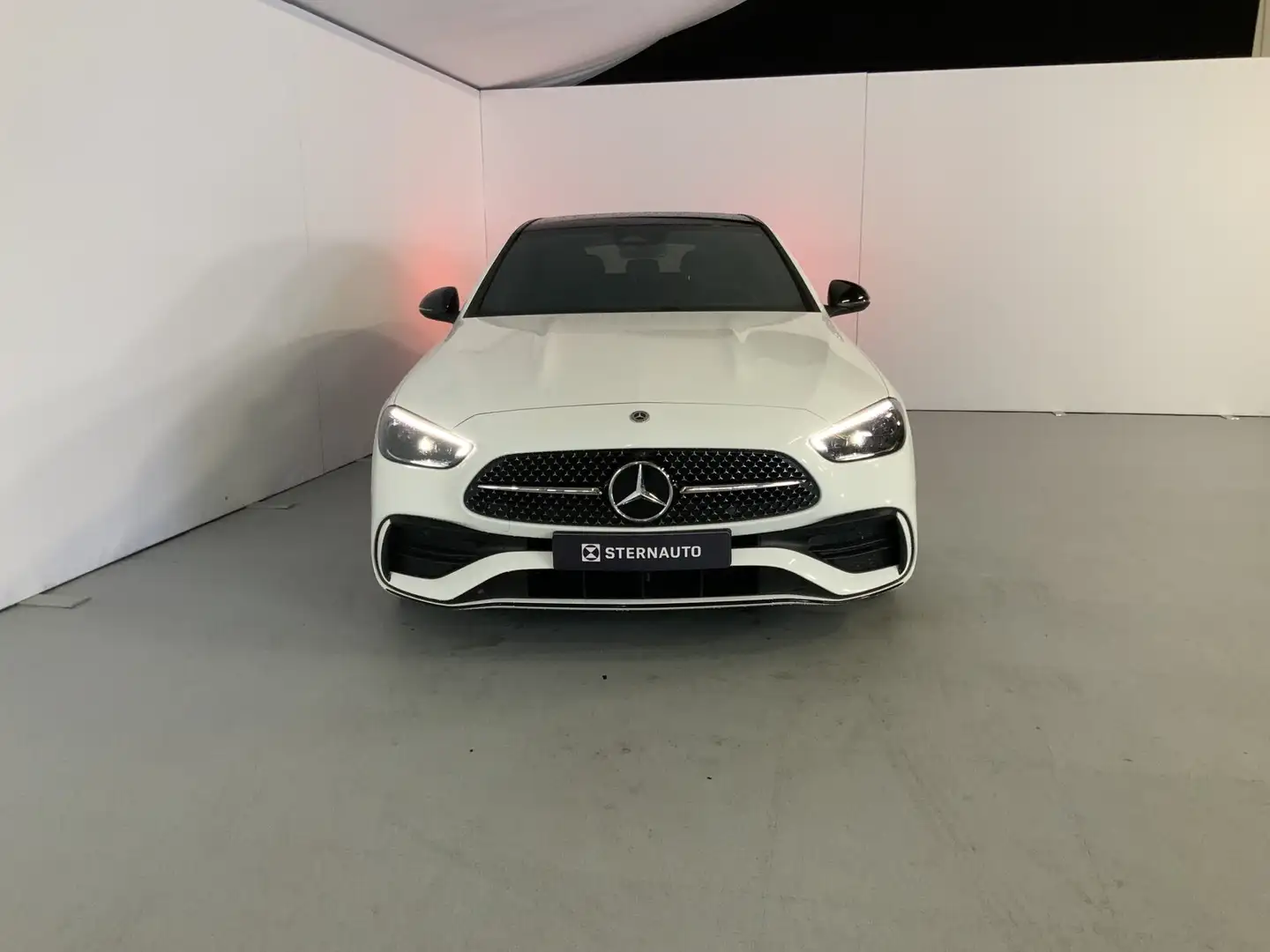 Mercedes-Benz C 220 C 220 d 4M AMG Night Pano AHK Sound DISTR Winter Weiß - 2
