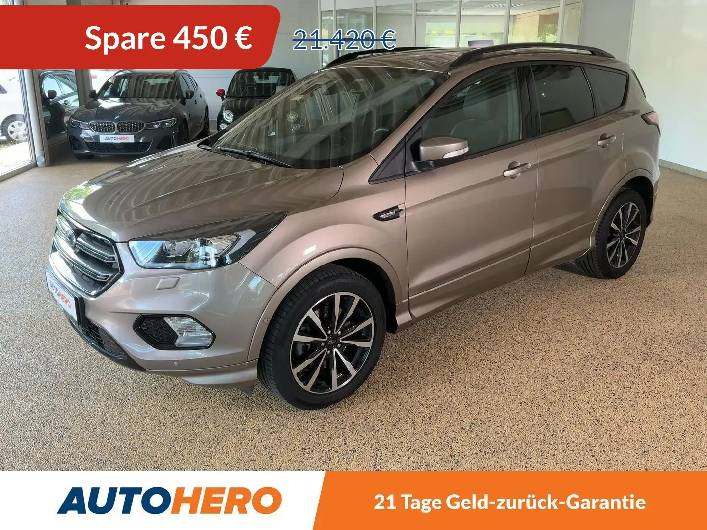 Ford Kuga 2.0 TDCi ST-Line Aut.*NAVI*CAM*XENON*PDC*SHZ*TEMPO Gris - 1