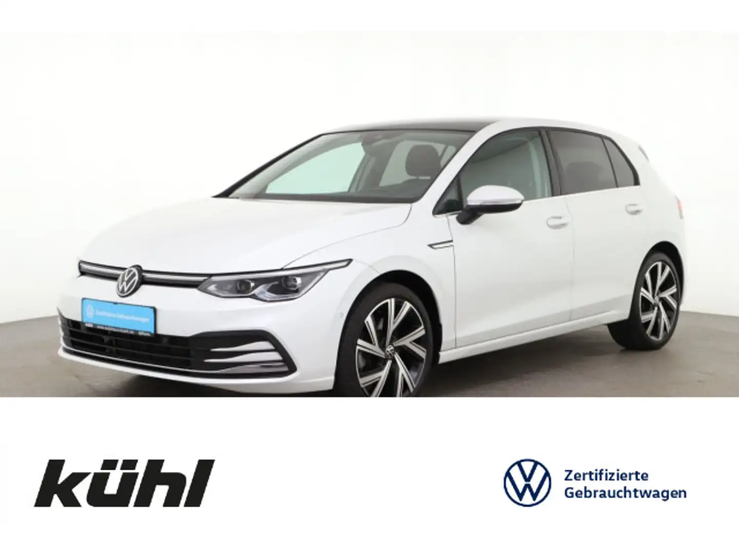 Volkswagen Golf 8 VIII 2.0 TSI DSG Style LED ACC HuD Standh Weiß - 1