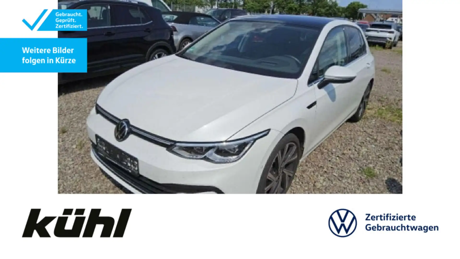 Volkswagen Golf 8 VIII 2.0 TSI DSG Style LED ACC HuD Standh Weiß - 1