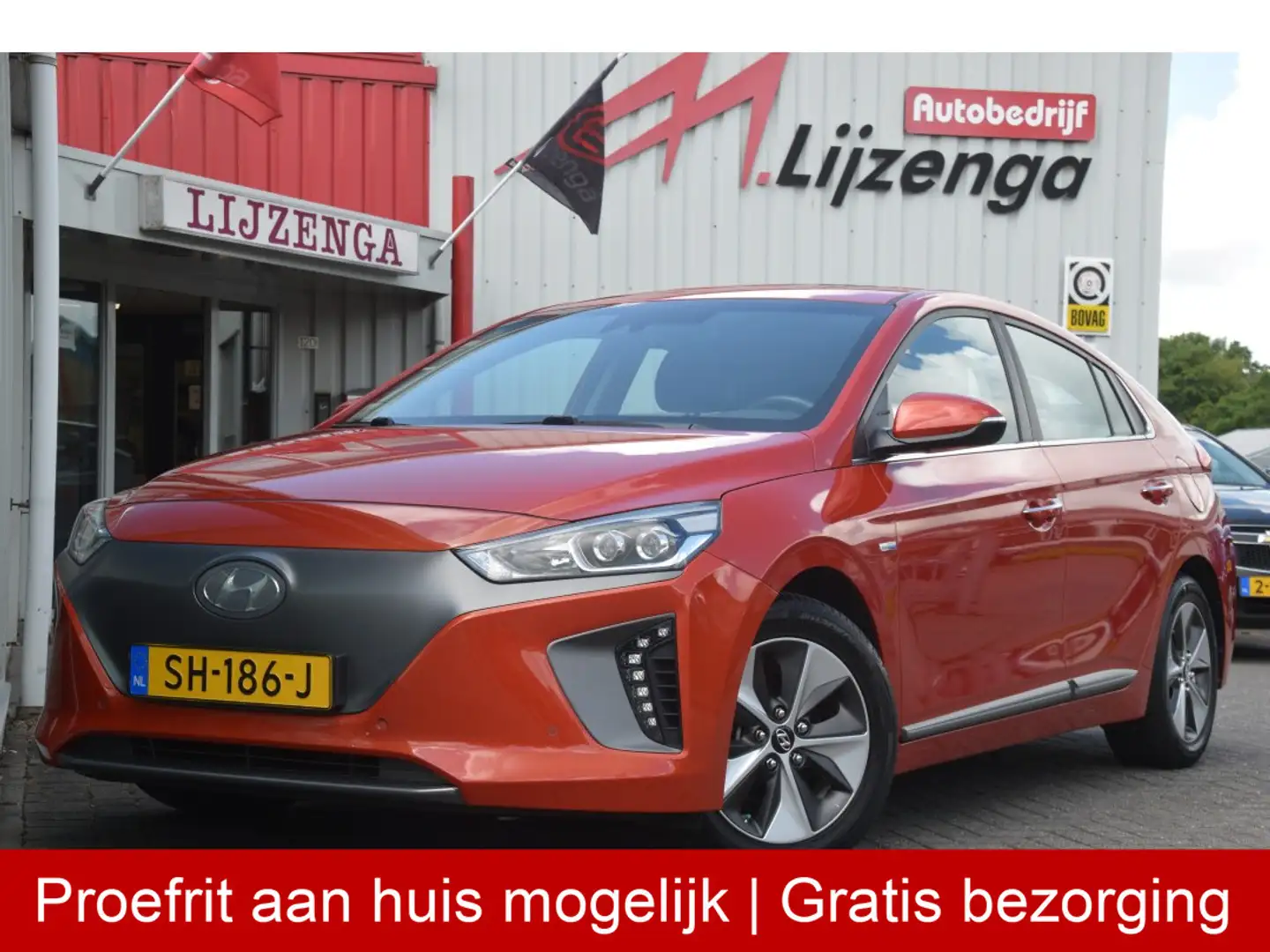 Hyundai IONIQ Premium EV Carplay | DAB | Keyless | LMV | Clima | Pomarańczowy - 1