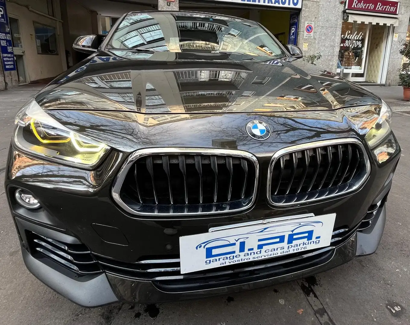 BMW X2 X2 sdrive18d auto Grigio - 2