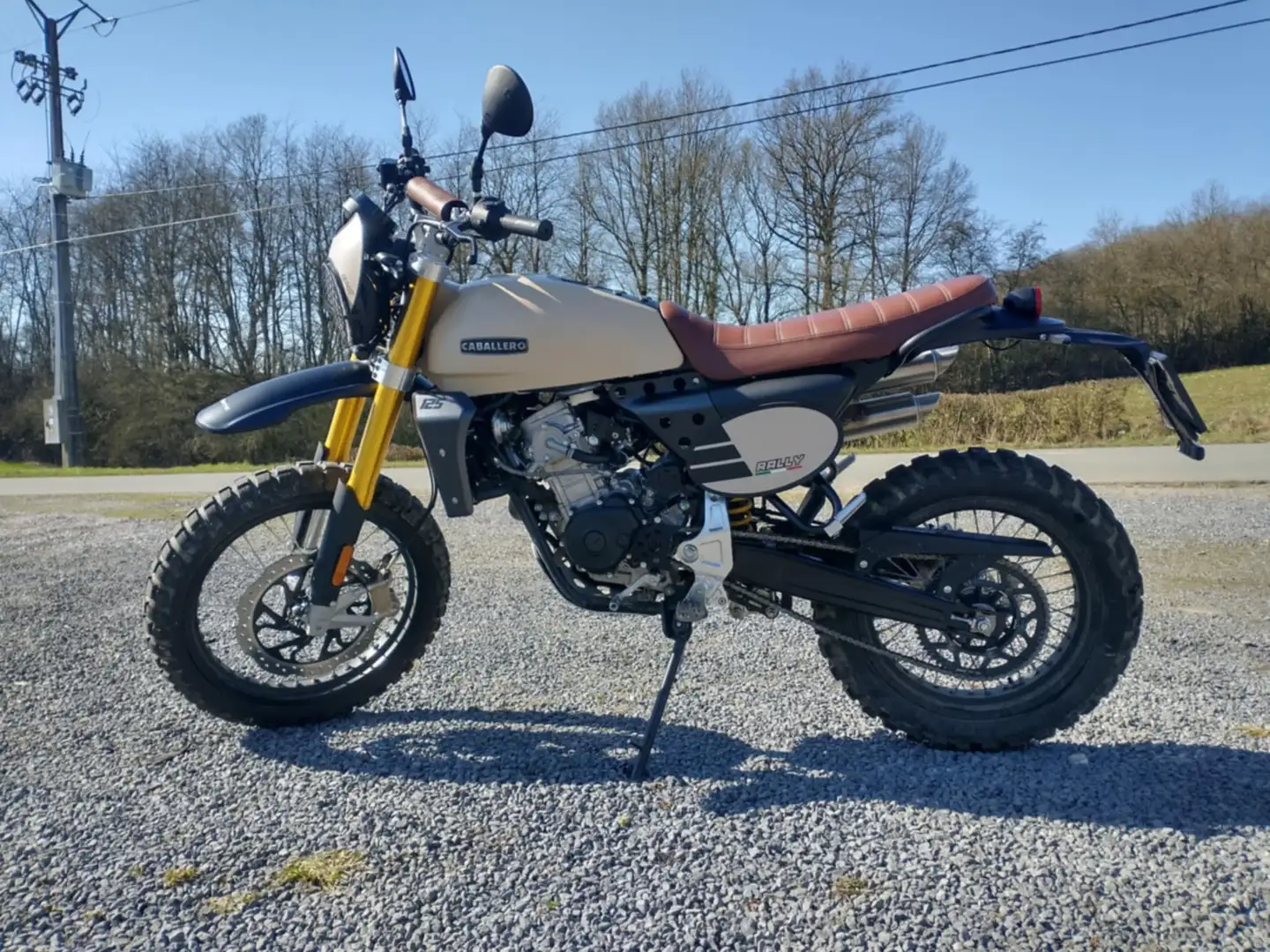 Fantic Caballero 125 Rally Bej - 1