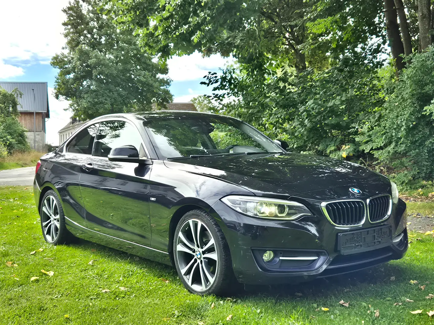 BMW 225 225 d Coupe SPORT NAV*PDC*LEDER*TÜV+SERVICE NEU Noir - 2