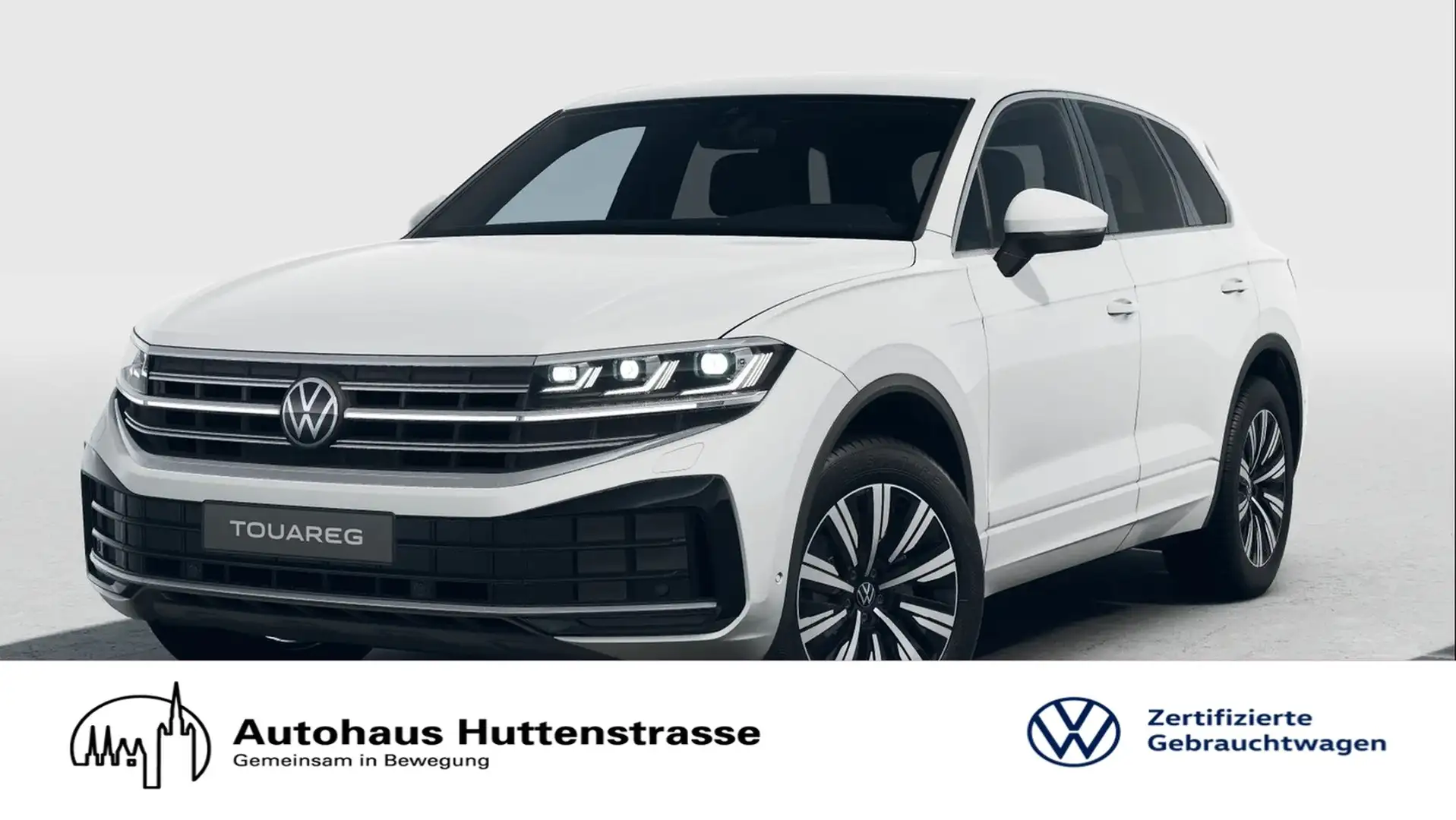 Volkswagen Touareg 3.0 TDI 4M Elegance MATRIX LEDER ACC Weiß - 1