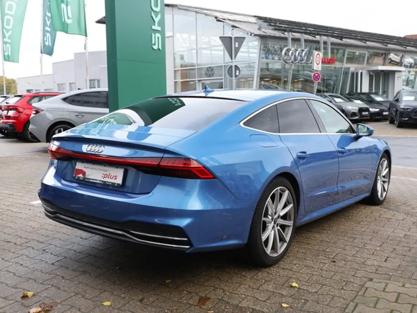 Audi A7 Sportback 40 TDI S line LM20 HD Matrix LED ACC ... Bleu - 2