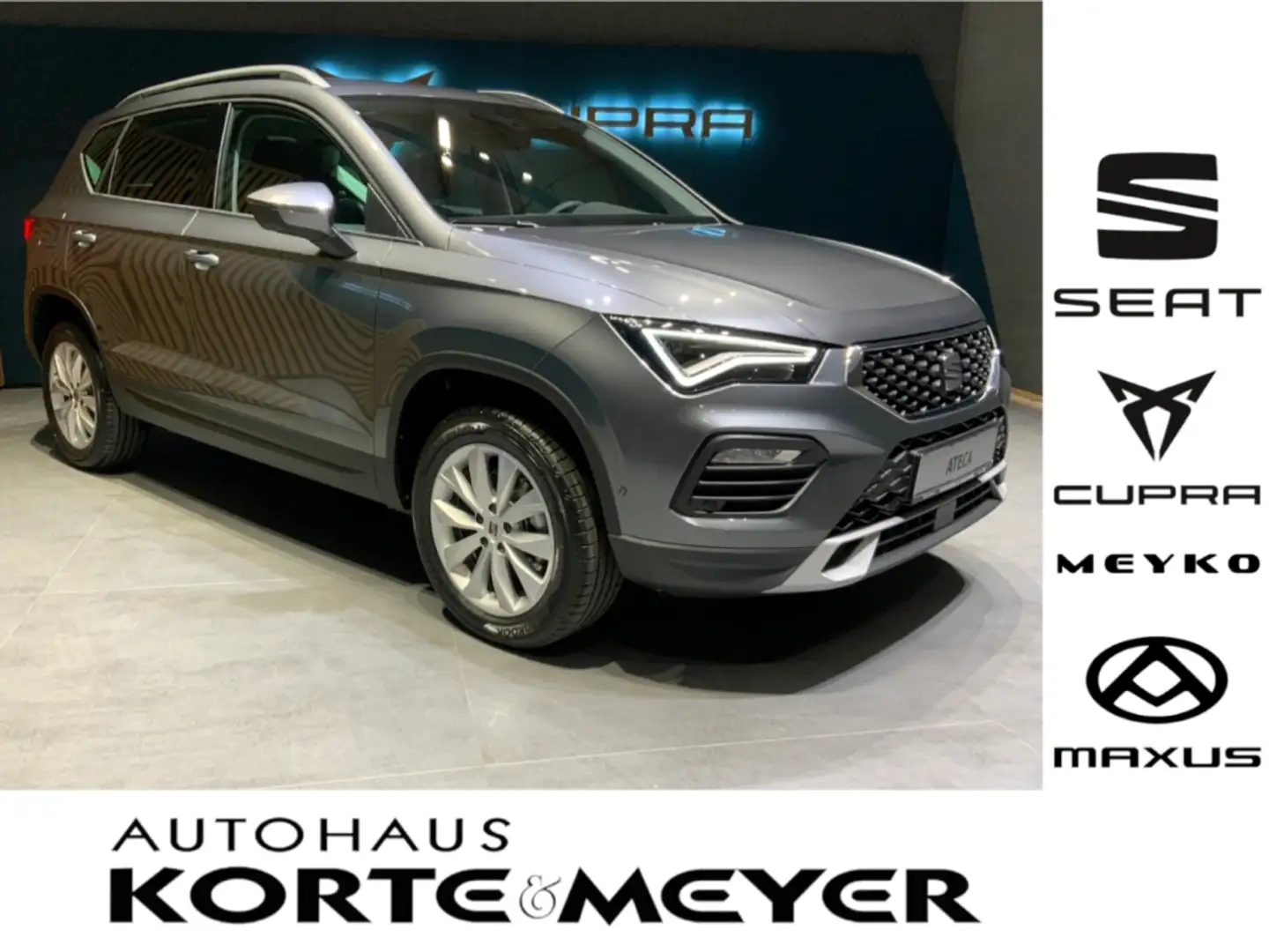 SEAT Ateca Road Edition 1.5TSI DSG+AHK +LED+ACC Grau - 1
