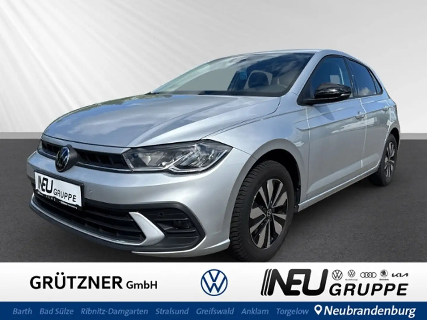 Volkswagen Polo 1.0 TSI DSG GOAL Navi, Telefon, RFK, AHK, WP, Cli Silber - 1