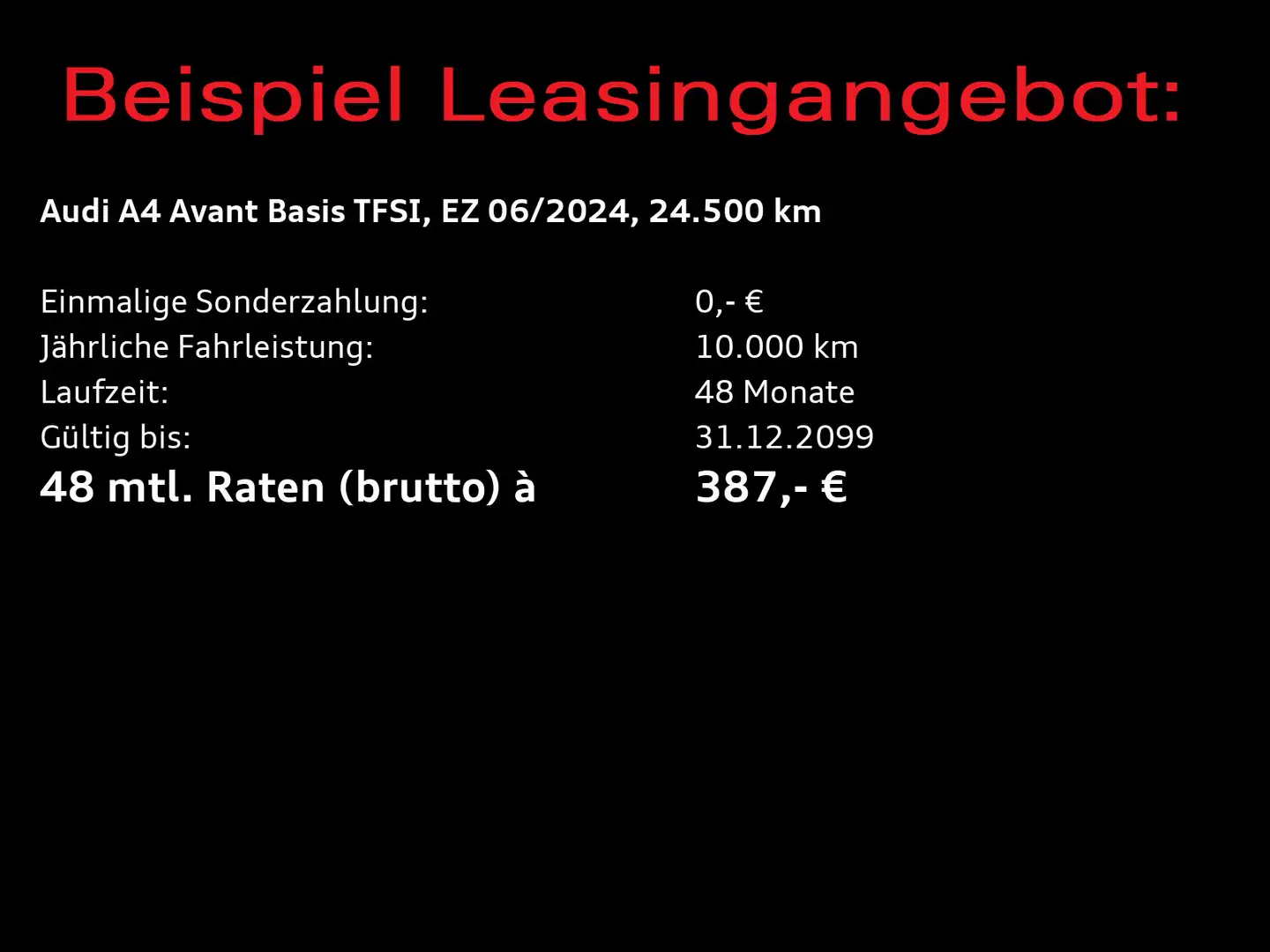 Audi A4 35 TFSI S-tronic / MMI-Navi+, ParkAssi Schwarz - 2