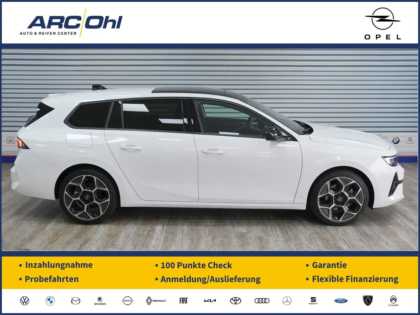 Opel Astra L 1.2 ST Ultimate *NAVI/HEAD-UP/SCHIEBED.* Blanc - 1