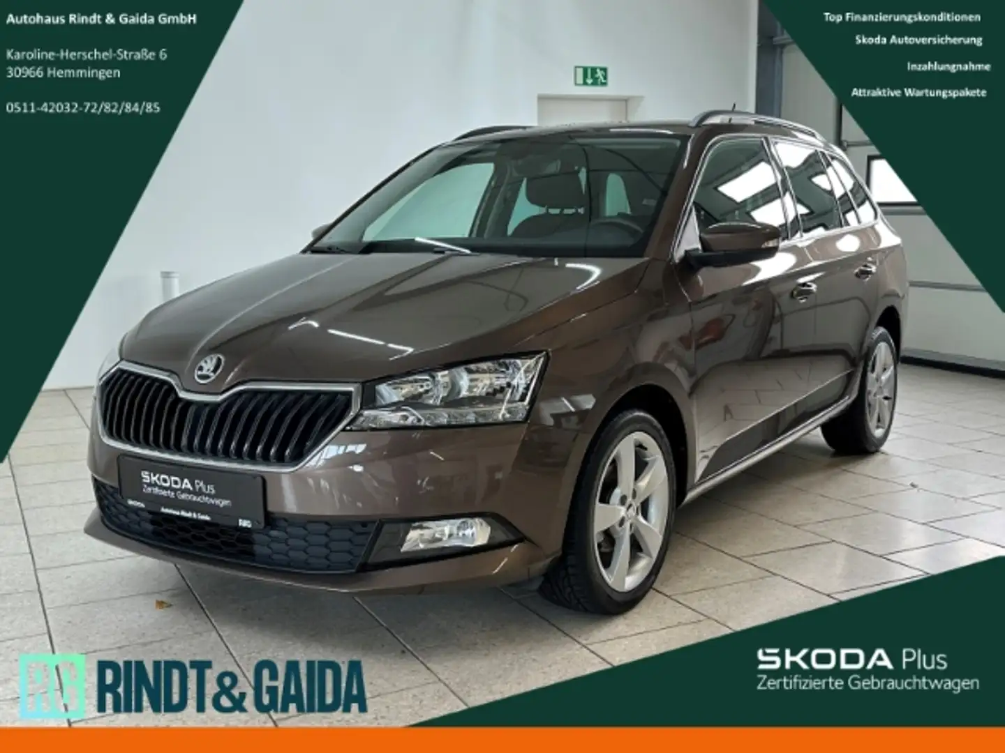 Skoda Fabia Combi Clever 1.0 MPI SHZ Freisprech PDC Braun - 1