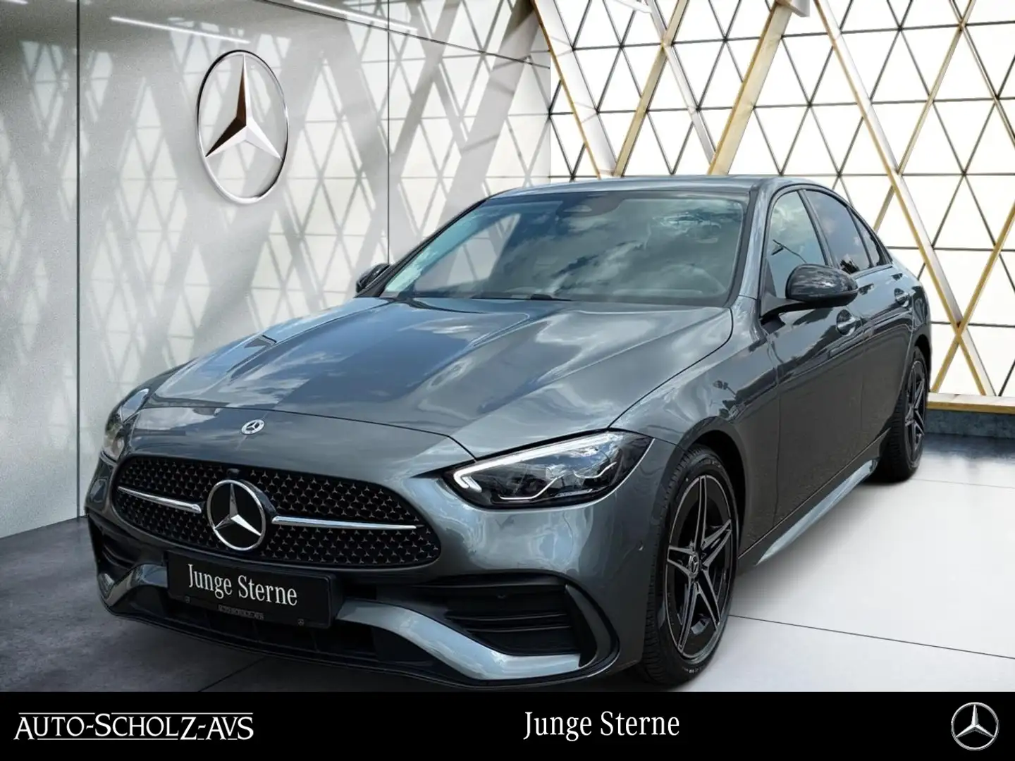 Mercedes-Benz C 200 d AMG Night*Memory*LenkradHz*Kam*KeylessGo Grau - 1