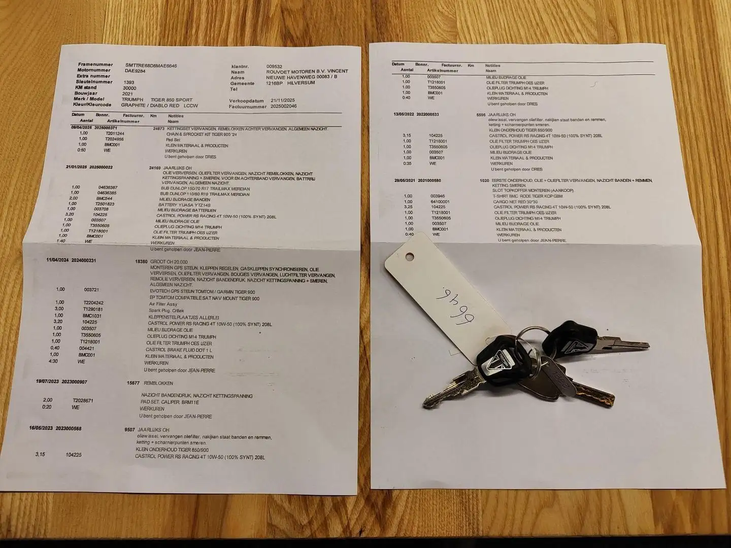 Triumph Tiger Sport 850 Rood - 2