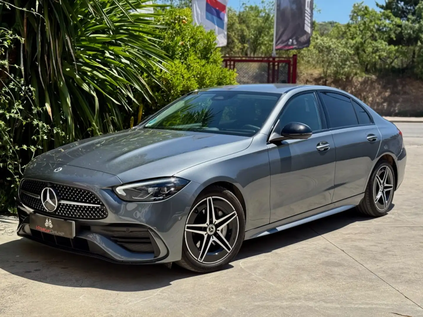 Mercedes-Benz C 200 200d 9G-Tronic Grijs - 1