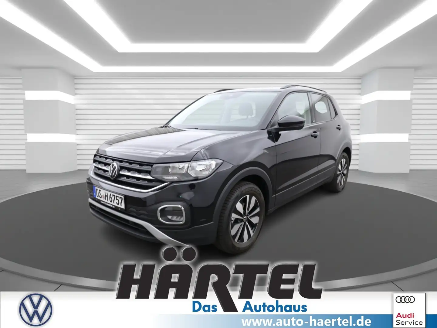 Volkswagen T-Cross MOVE 1.0 TSI DSG (+ACC-RADAR+NAVI) Klima Schwarz - 1