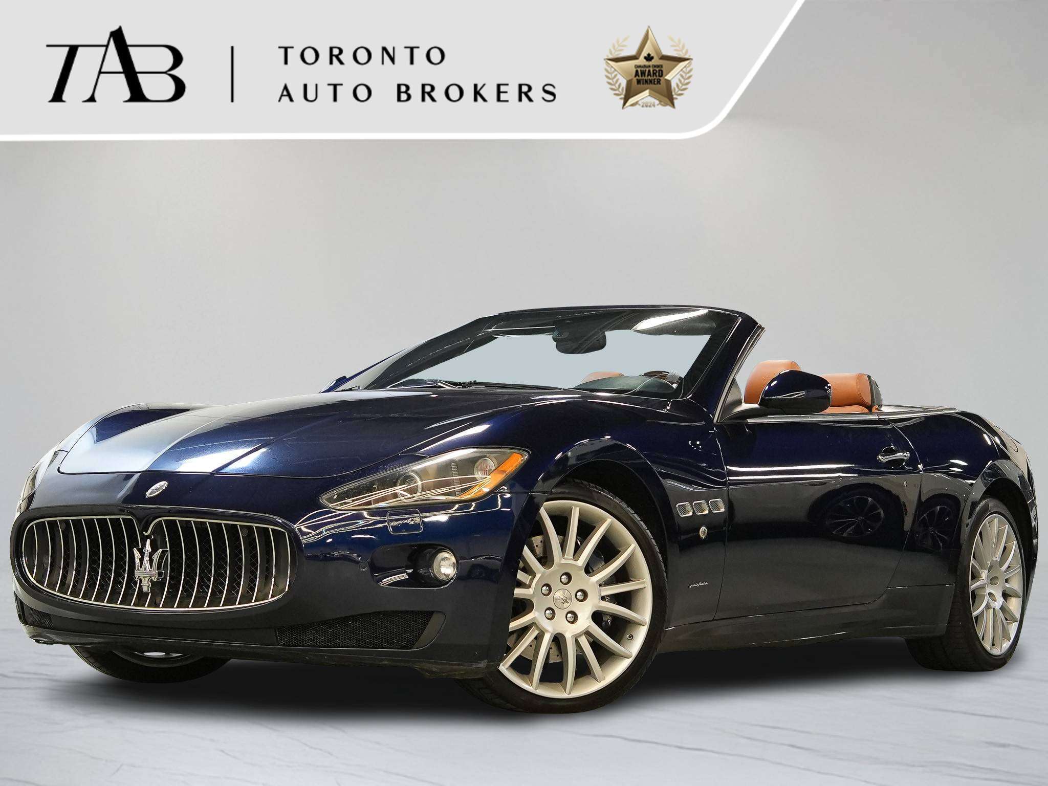 Blue 2012 Maserati GranTurismo Convertible Rear-Wheel Drive Automatic