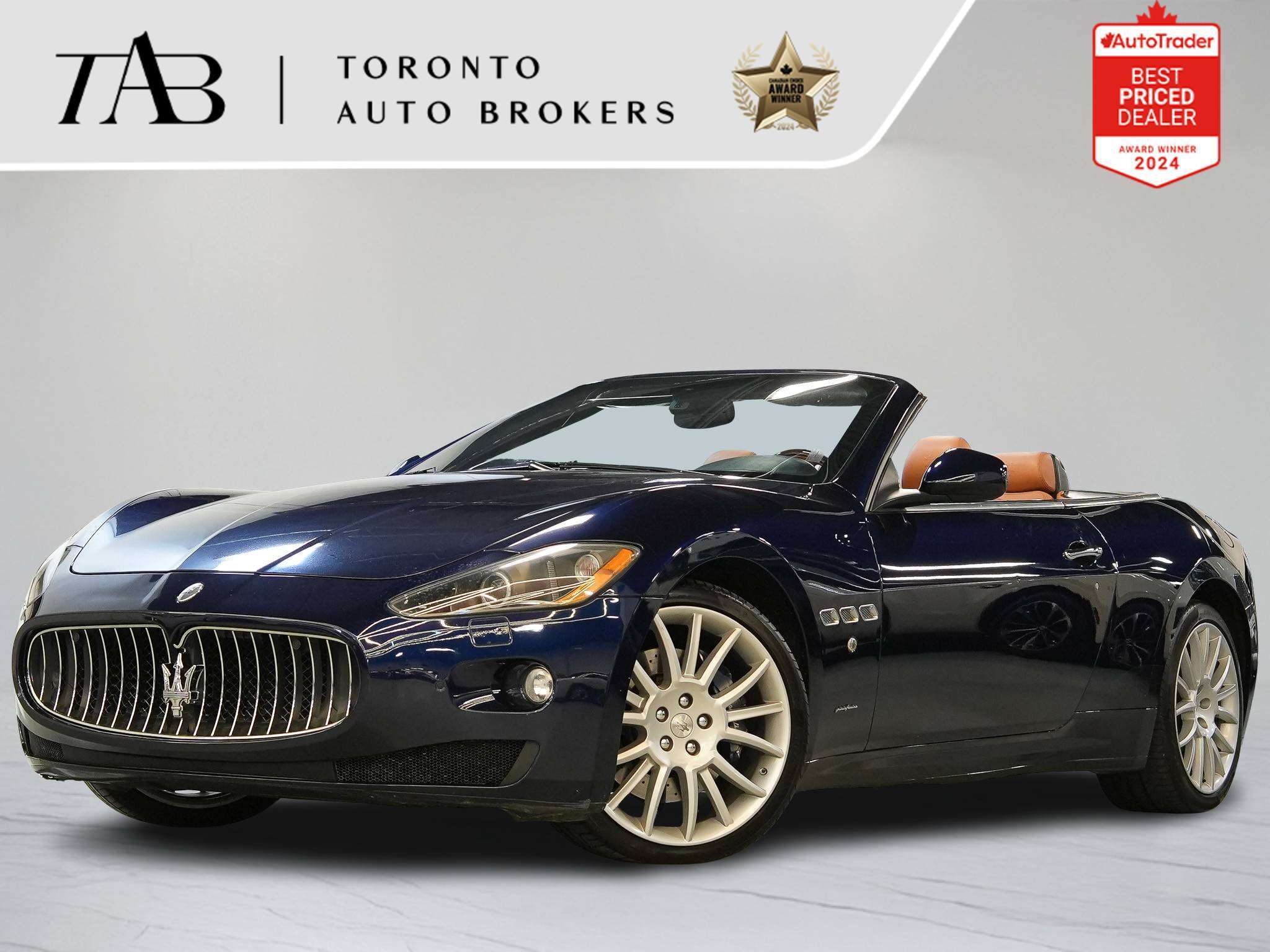 Blue 2012 Maserati GranTurismo Convertible Rear-Wheel Drive Automatic