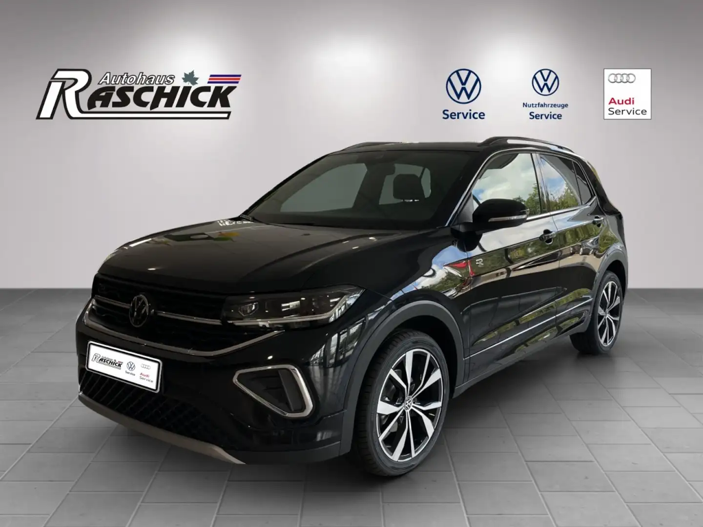 Volkswagen T-Cross 1.5 TSI DSG R-Line AHK Kamera Garantieverlängerun Noir - 2