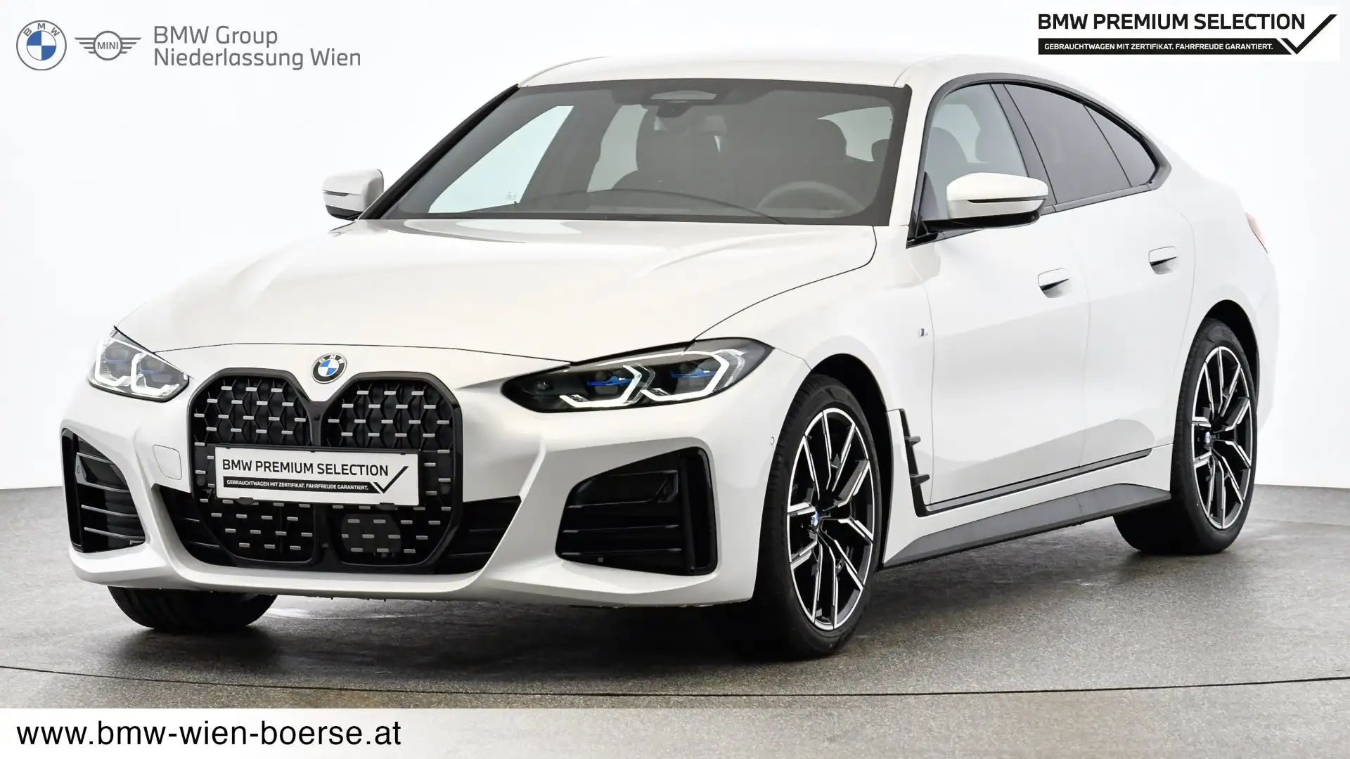 BMW 420 420d xDrive Gran Coupé Blanc - 1