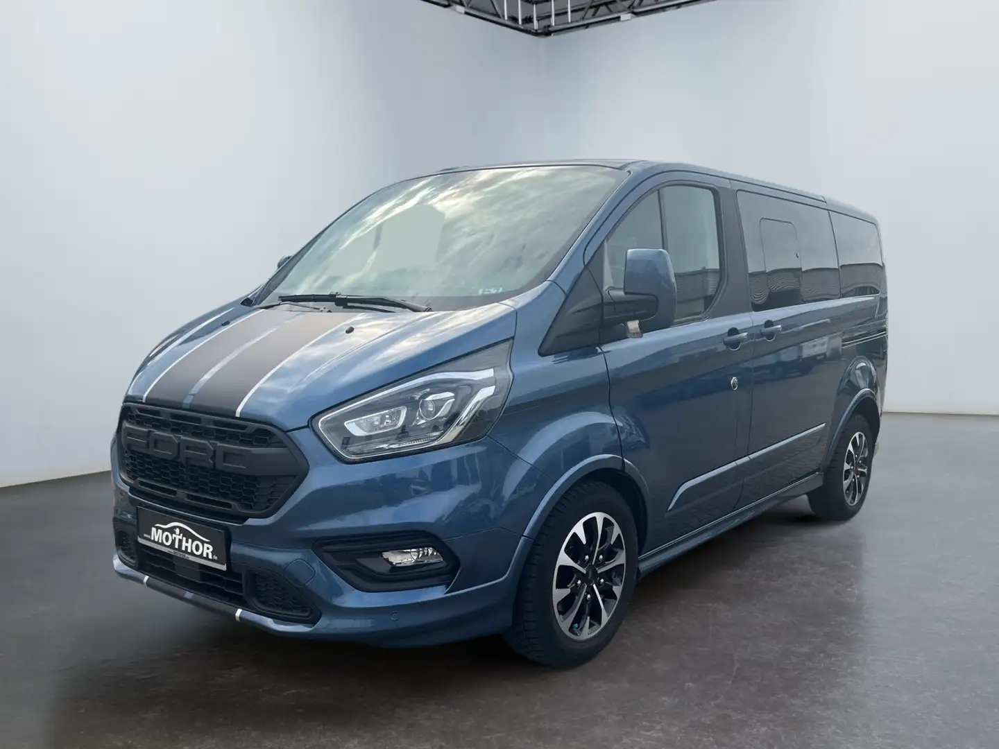 Ford Tourneo Custom Sport 2.0 TDCi 320 L1 Bi-Xenon Blau - 2