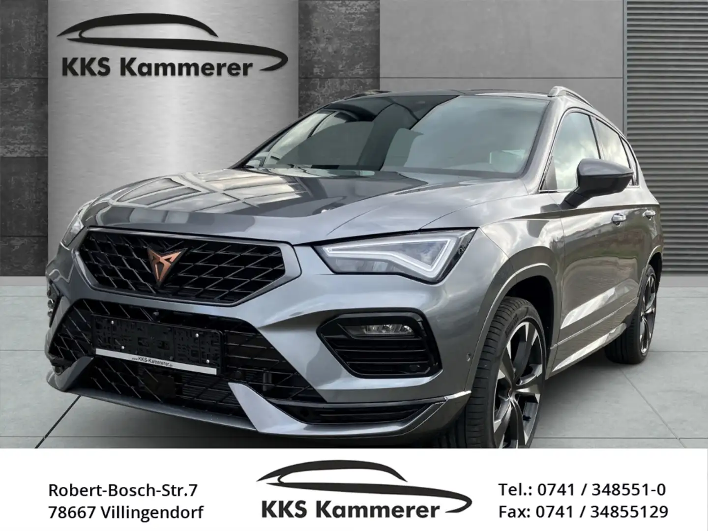 CUPRA Ateca 4Drive AHK Navi Pano 5J Gar. RFK LED Digitales Coc Gris - 1