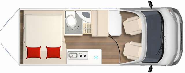 Bürstner Campeo C 600  Night Vision Paket, Aufstelldach