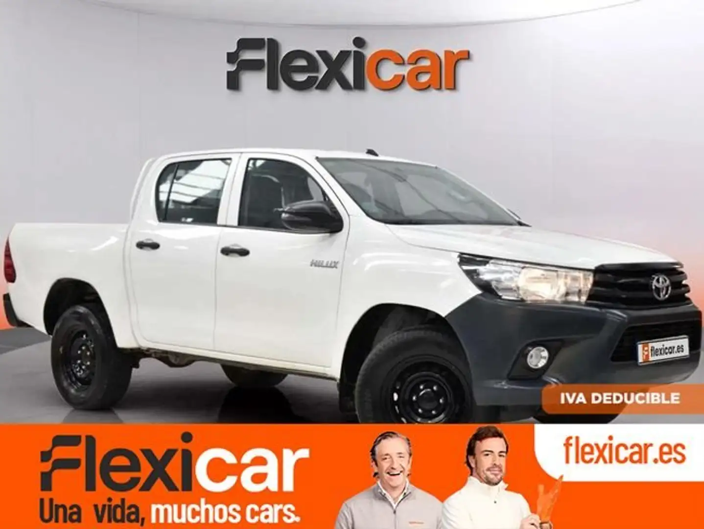 Toyota Hilux Pick Up Diesel 2.5D-4D Cabina Doble GX 4x4, 106kW/ Blanco - 1