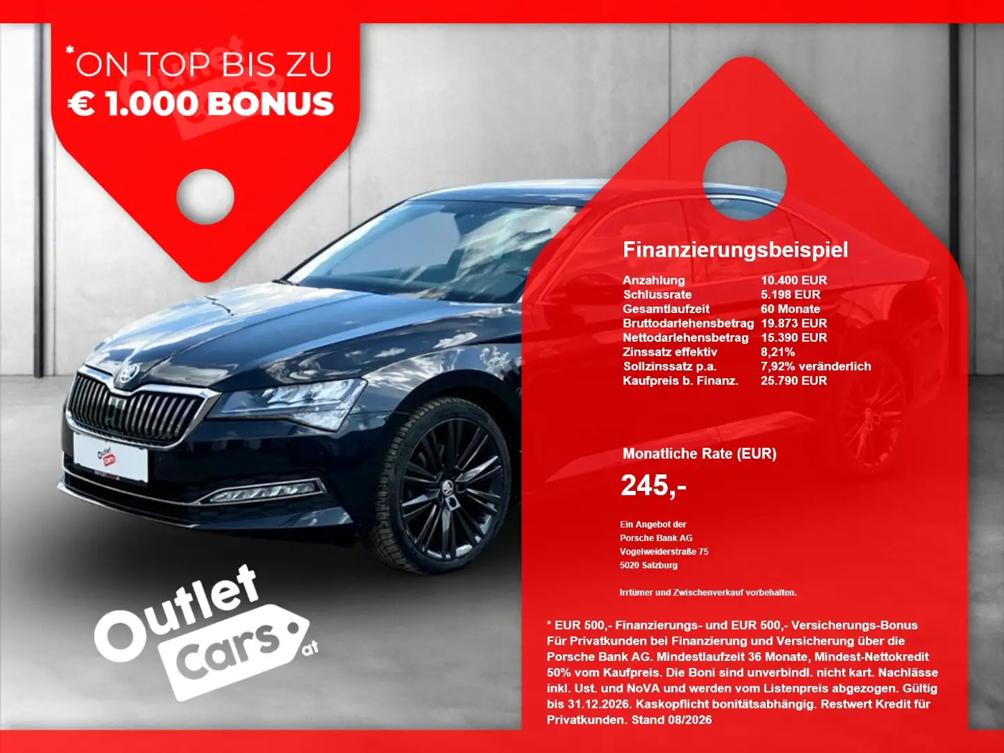 Skoda Superb 2.0 TDI 4x4 LED+LEDER+NAVI+RADAR+STANDHZG Schwarz - 1