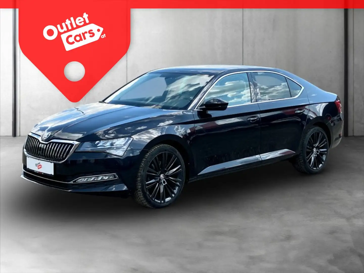 Skoda Superb 2.0 TDI 4x4 LED+LEDER+NAVI+RADAR+STANDHZG Schwarz - 1