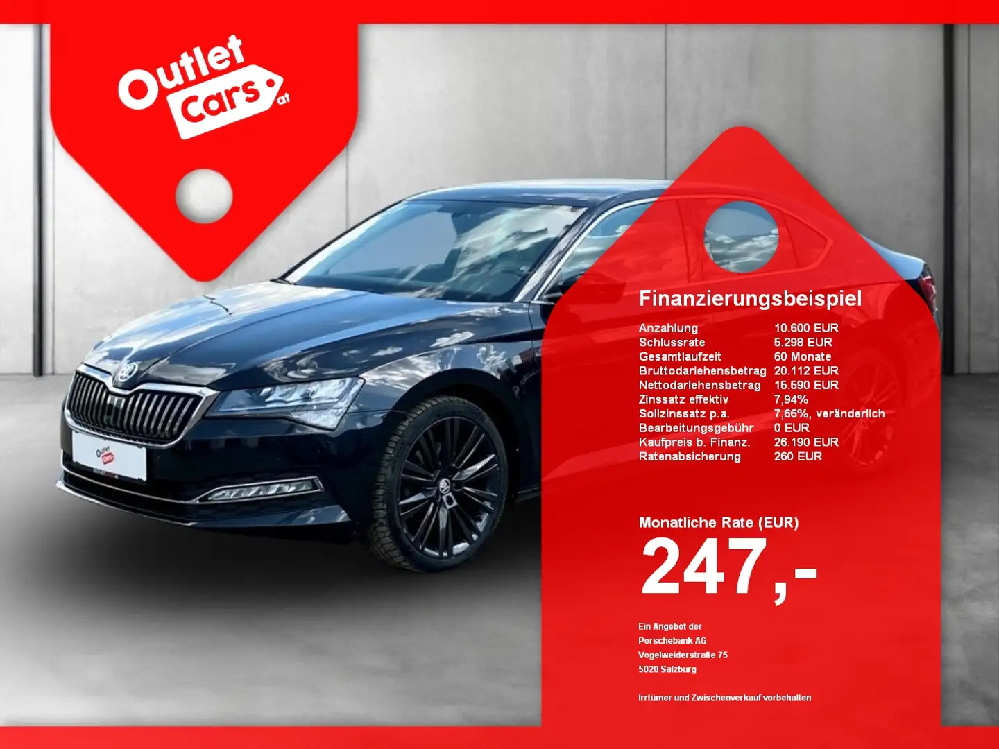 Skoda Superb 2.0 TDI 4x4 LED+LEDER+NAVI+RADAR+STANDHZG Schwarz - 1