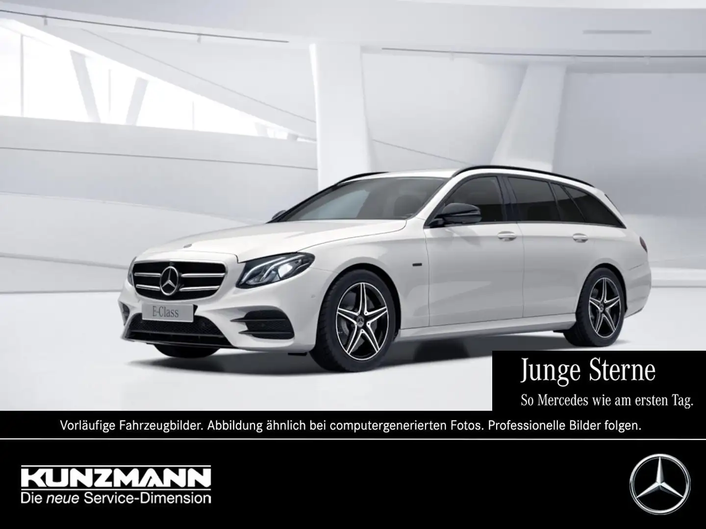 Mercedes-Benz E 300 de T AMG Night Distronic+ 360° Parktronic Blanc - 1