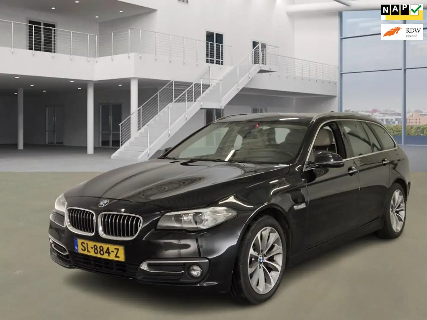 BMW 520 5-serie Touring 520i M Sport Edition // AUTO RIJDT Siyah - 1
