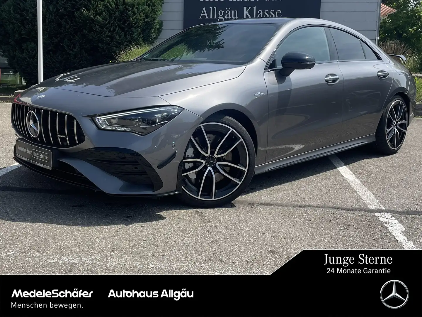 Mercedes-Benz CLA 35 AMG CLA 35 AMG 4M Night 19" Aero+ Distronic Pano 360° Gris - 1