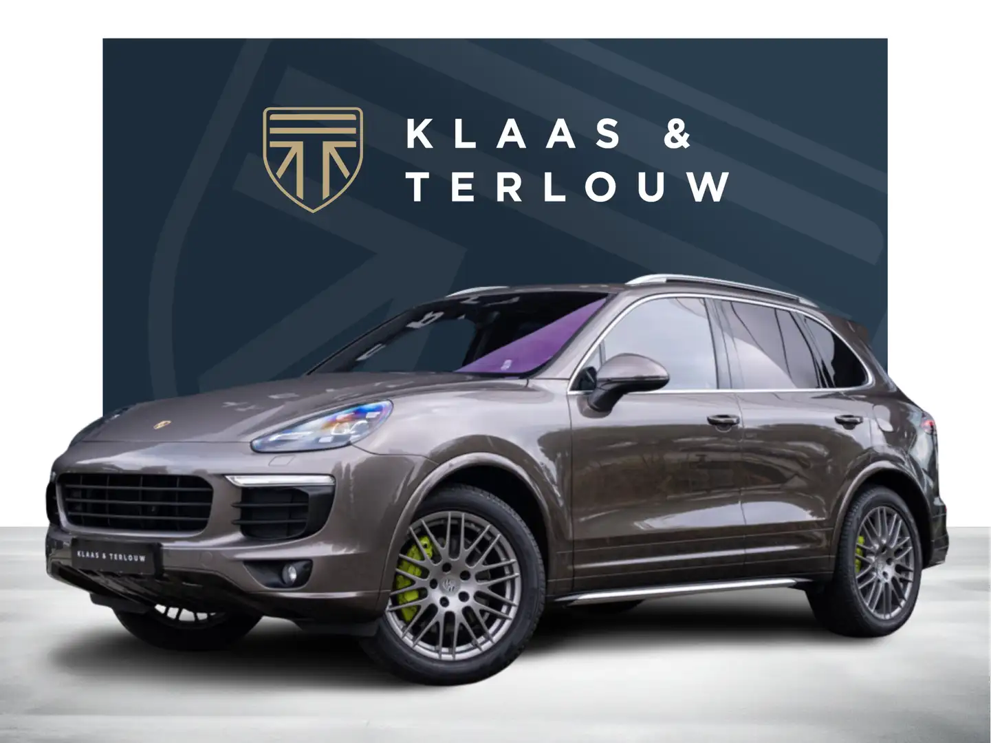 Porsche Cayenne 3.0 S E-Hybrid / Panoramadak / Elektrisch uitklapb Bruin - 1