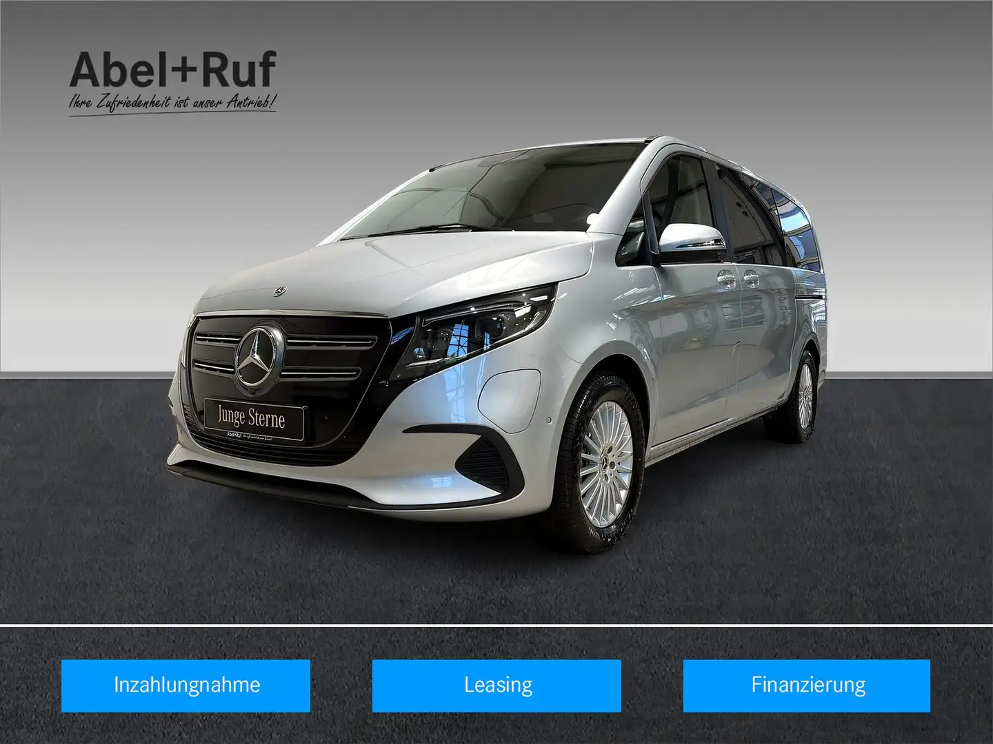Mercedes-Benz EQV 300 Lang MULTIBEAM+DISTRO+TotW+360°+MOPF+SHZ Срібний - 1