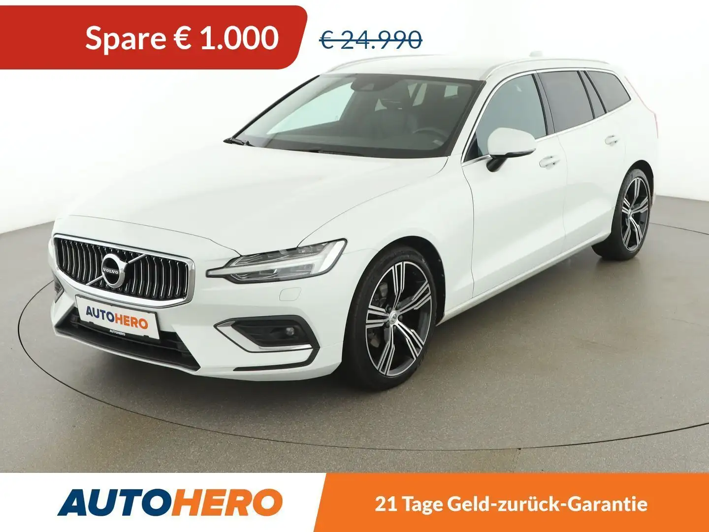 Volvo V60 2.0 D4 Inscription Aut. *LED*SPUR*CAM* Weiß - 1