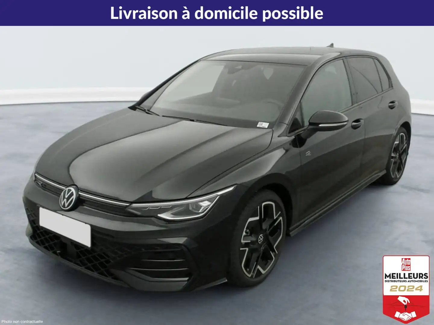 Volkswagen Golf 8 NOUVELLE 2.0 TDI 150 DSG7 R-LINE Noir - 1