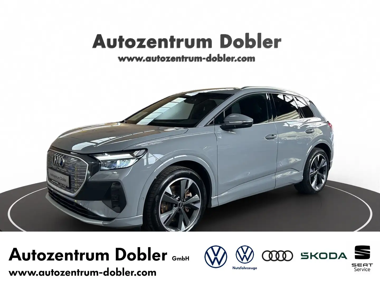 Audi Q4 e-tron 40 AHK PDC ACC Advanced Navi EURO6 LED Grau - 1