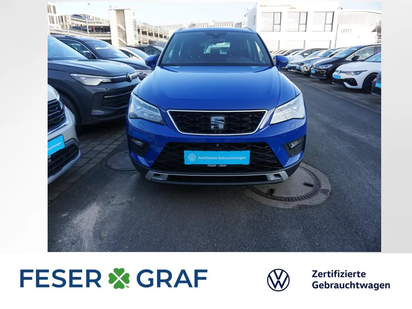 SEAT Ateca XCELLENCE 1.5 TSI DSG Navi Pano AHK LED Blau - 1