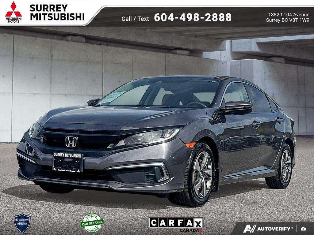Gray 2019 Honda Civic Sedan Front-Wheel Drive Automatic