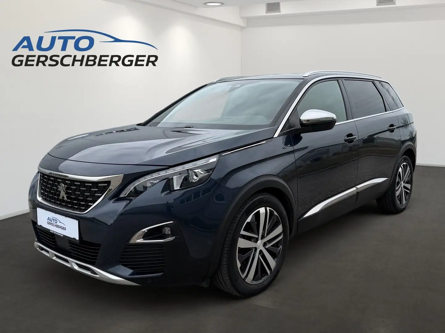 Peugeot 5008 2,0 BlueHDI 180 3 x ISOFIX, GT, AHK, Pano, Blau - 1