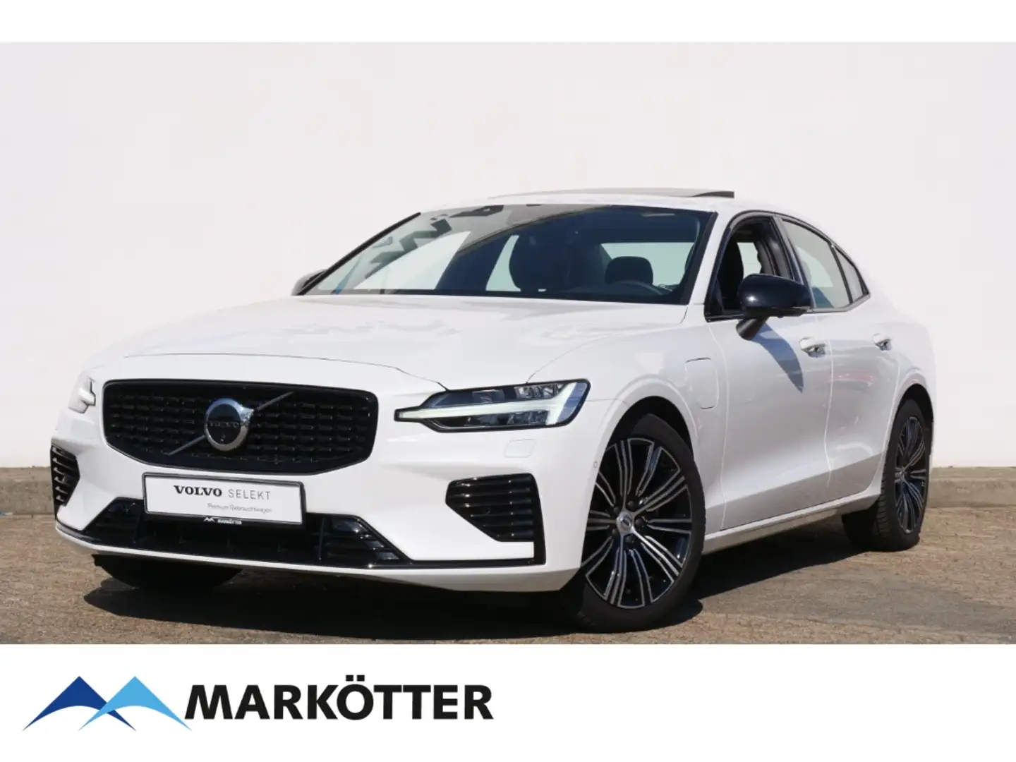 Volvo S60 T8 Recharge AWD Ultimate Dark STHZ/PANO/HUD Weiß - 1